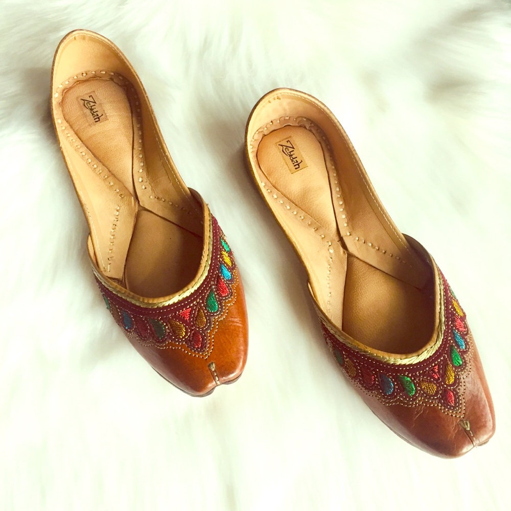 Handmade leather flats - Picture 7 of 7